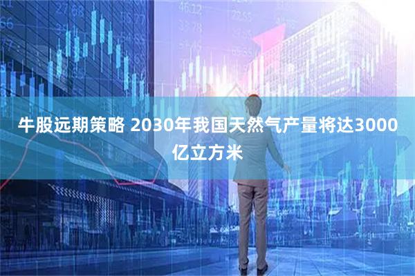 牛股远期策略 2030年我国天然气产量将达3000亿立方米