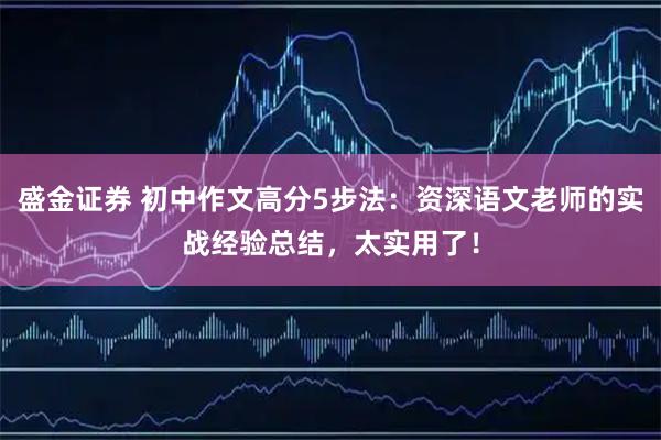 盛金证券 初中作文高分5步法：资深语文老师的实战经验总结，太实用了！